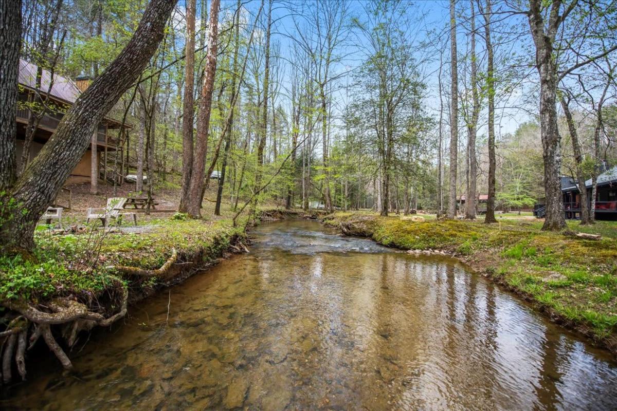 Cozy Cabin Beside Briar Creek, Fire Pit, Wifi Villa เอลลิเจย์ ภายนอก รูปภาพ