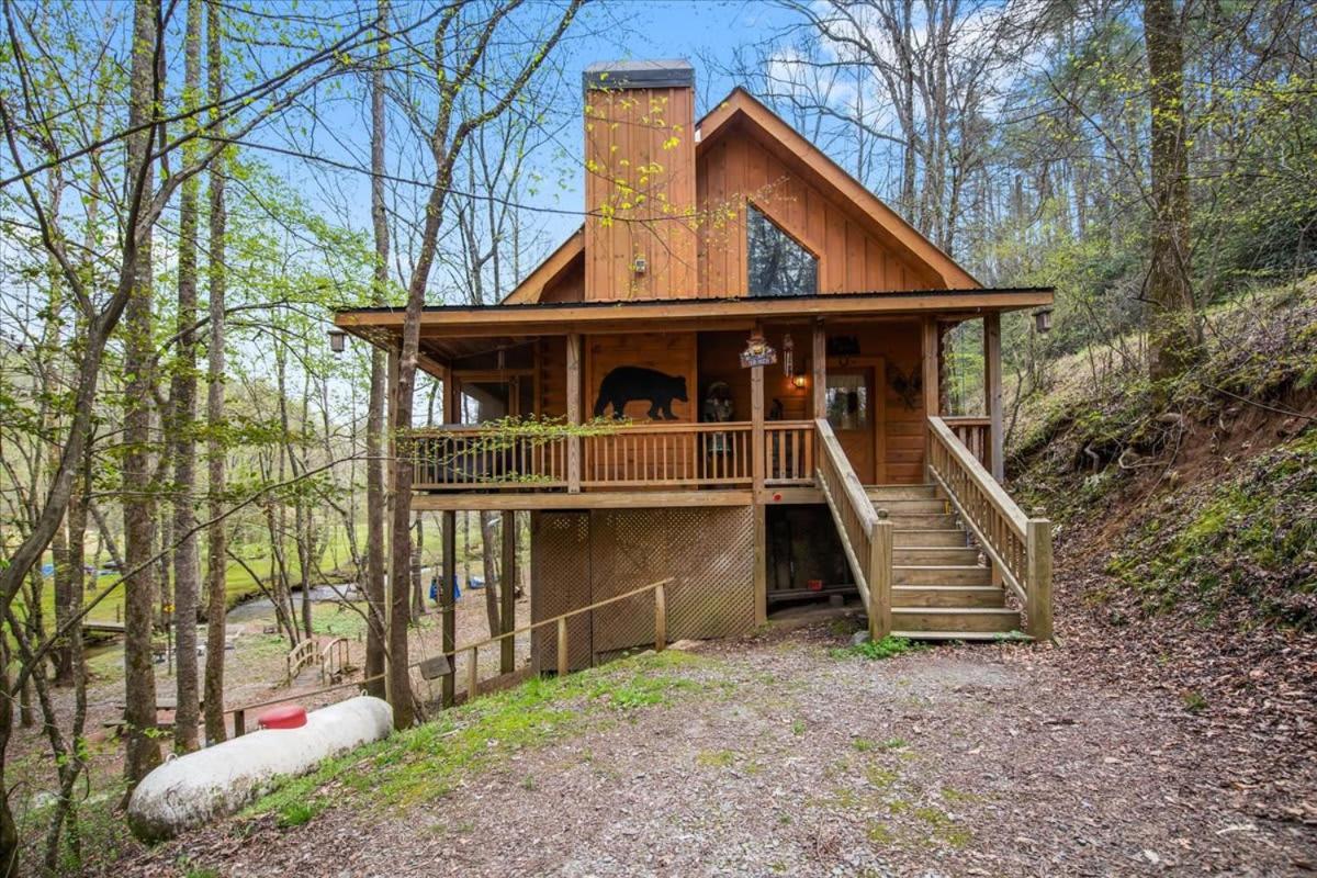 Cozy Cabin Beside Briar Creek, Fire Pit, Wifi Villa เอลลิเจย์ ภายนอก รูปภาพ